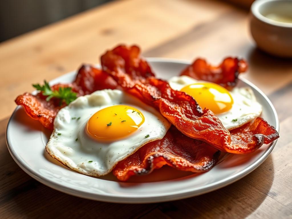 Bacon com Ovos
