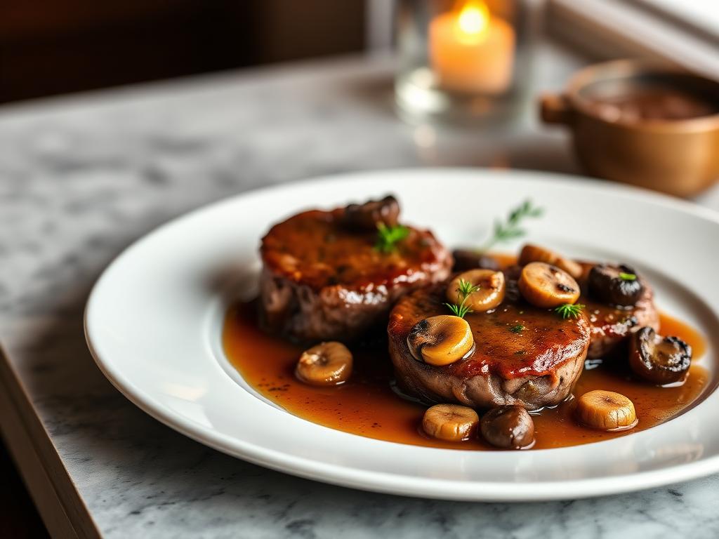 Filé Mignon ao Molho Madeira