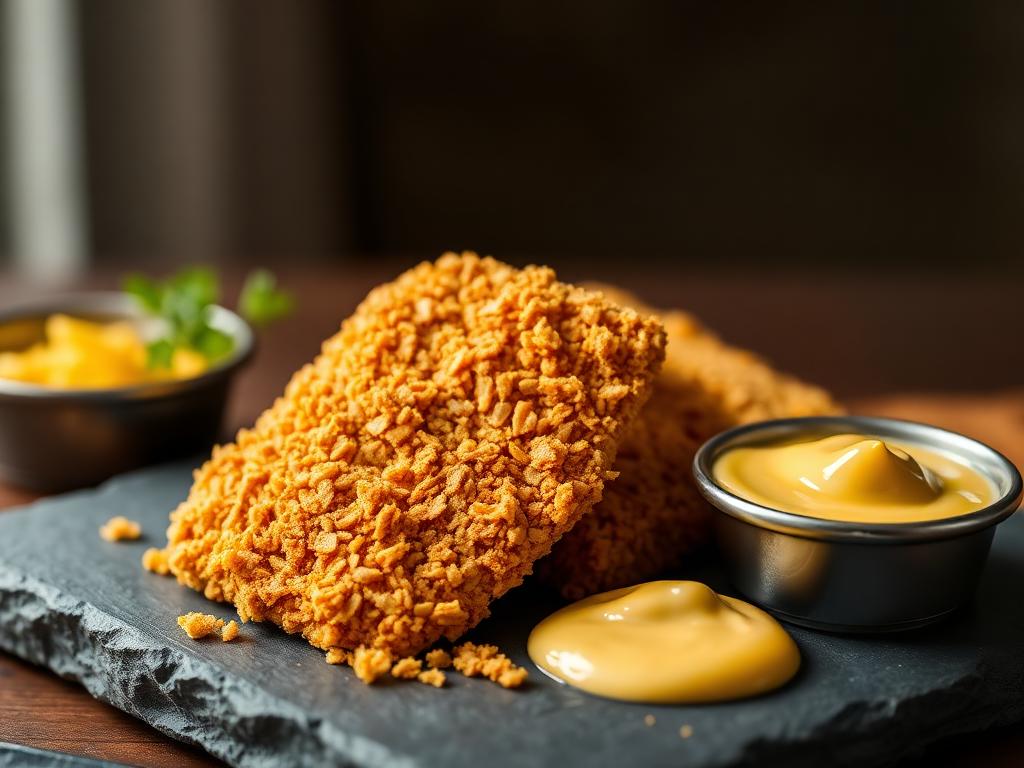 Frango Empanado com Cornflakes