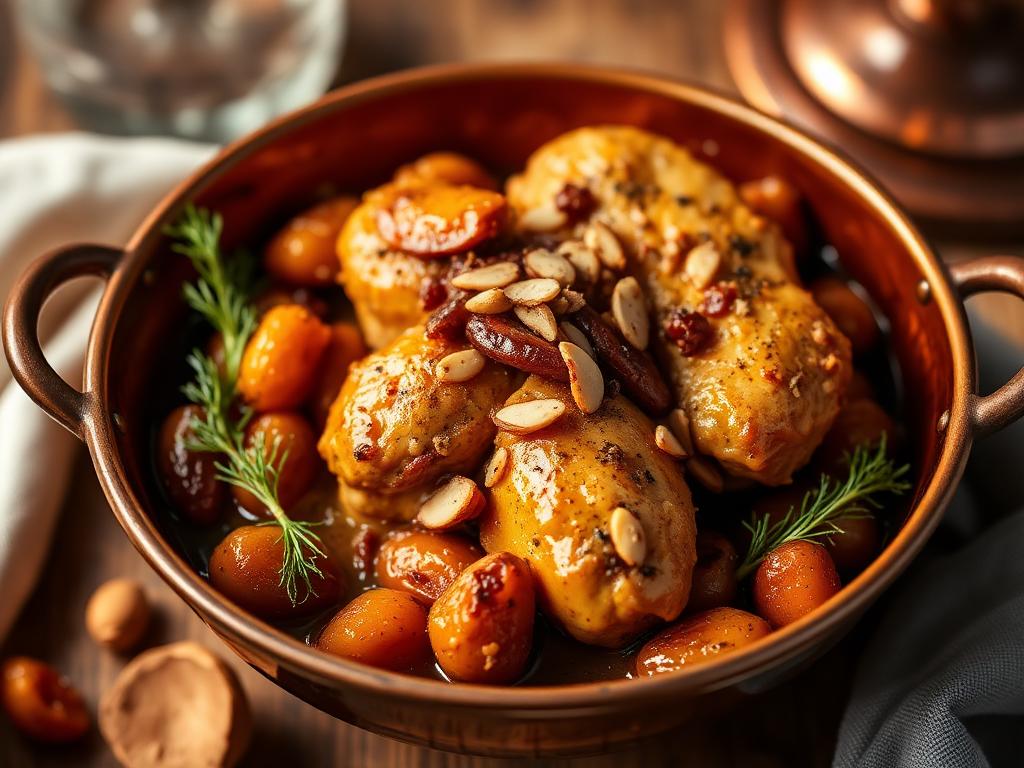 Frango Marroquino com Damasco