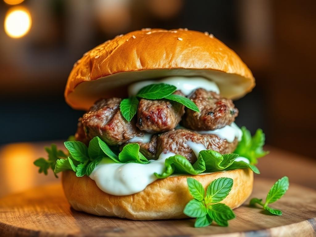 Hambúrguer de Cordeiro