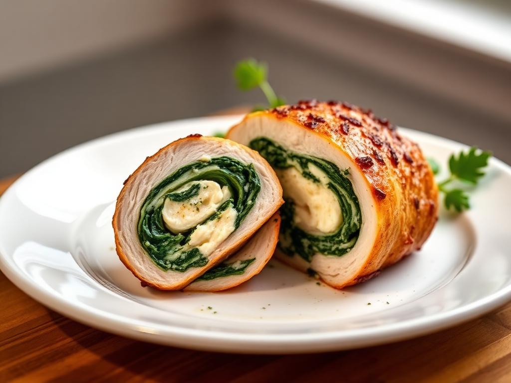 Peito de Frango Recheado com Ricota
